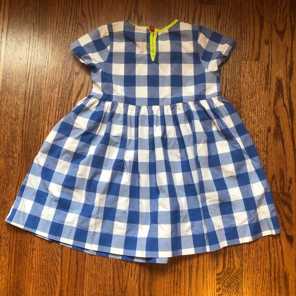 Smiling Button Gingham Dress - Picture 2 of 10